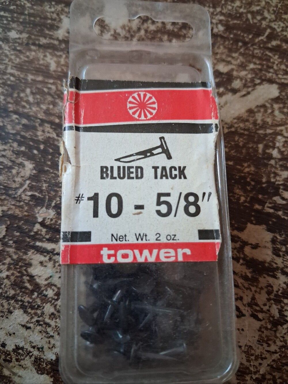 Blued Steel Cut Tacks 10-5/8"